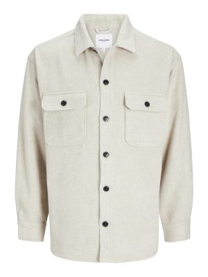 Jack & Jones Male Overhemden Jjebradley Ollie Overshirt Ls Noos