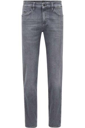 BOSS Delaware Slim Fit Jeans grijs, Effen