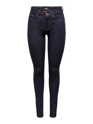 Only Female Jeans Onlblush Mid Sk Stayblue Dnm Rea