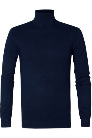 Petrol Industries Regular Fit Coltrui Marine, Effen
