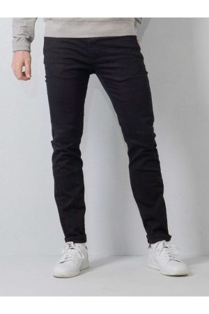 Petrol Industries Slim Fit Jeans zwart, Effen