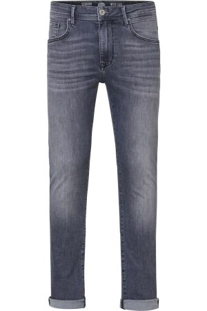 Petrol Industries Slim Fit Jeans grijs, Effen