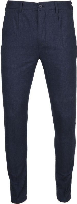 Suitable Pantalon Travis Donkerblauw