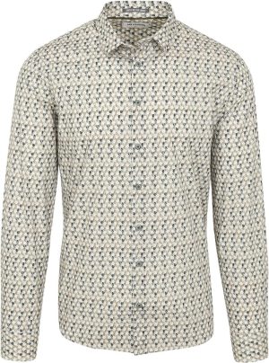 No Excess Overhemd Patroon Groen