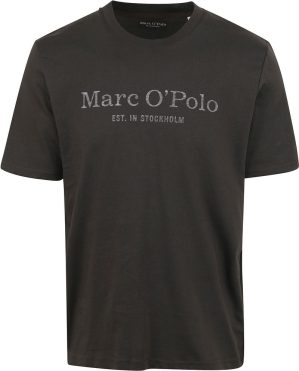 Marc O’Polo T-Shirt Logo Antraciet