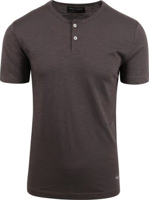 Marc O’Polo T-Shirt Slub Bruin