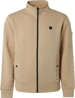 No Excess Vest Jacquard Beige