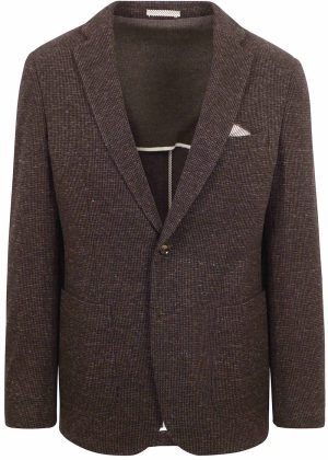 Suitable Colbert Fame Pied de Poule Bruin