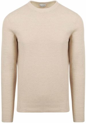 Profuomo Pullover Textured Ecru