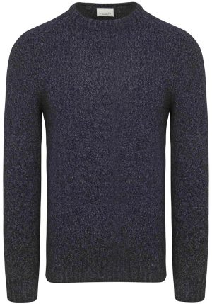 Profuomo Pullover Boiled Wool Navy
