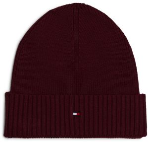 Tommy Hilfiger Knitted Muts Bordeaux –