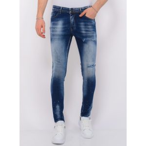 Local Fanatic Blue stone washed jeans slim fit