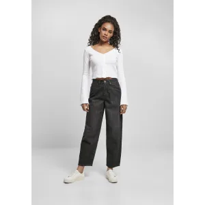 Hoge taille korte jeans voor dames Urban Classics