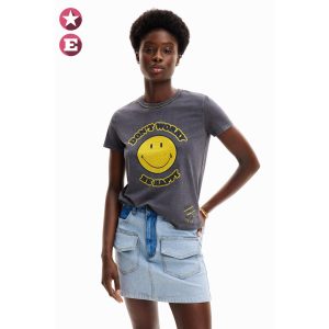 Dames-T-shirt Desigual More Smiley