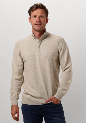Profuomo Trui Heren Pullover Half Zip Button