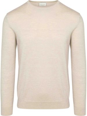 Profuomo Pullover Merinowol Ecru