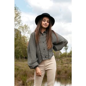 Looxs Revolution Blouse viscose vleermuismouw voor meisjes in de kleur