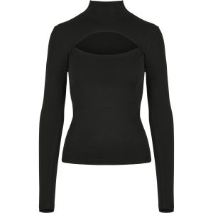 Dames-T-shirt met lange mouwen, coltrui Urban Classics (GT)