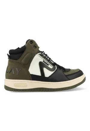 Replay Epic JR Mid Boy 4 JZ430019S-3269 Zwart / Groen-38 maat 38