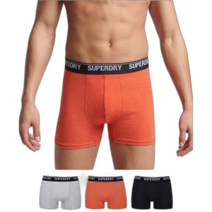 Boxershorts van biologisch katoen Superdry (x3)