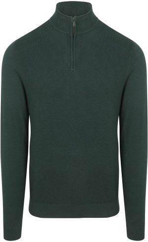 McGregor Half Zip Trui Merinowol Pine Groen