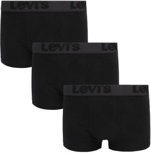 Levi’s Boxershorts 3-Pack Uni Zwart