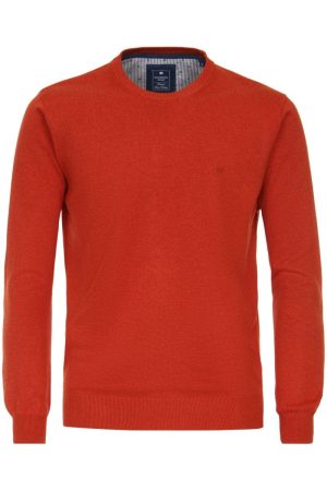 Redmond Casual Trui terra, Effen