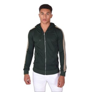 Zip-up hoodie met ruiterstrepen Project X Paris
