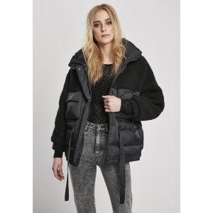 Jasje vrouw Urban Classics sherpa mix puffer