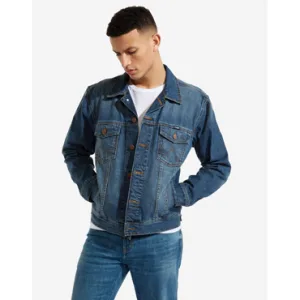 Denim jas Wrangler stone