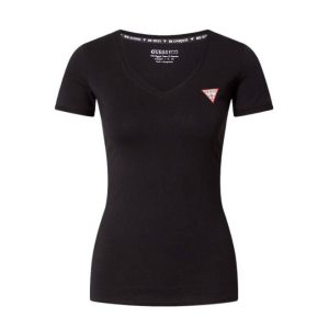 Dames-T-shirt met v-hals Guess Mini Triangle