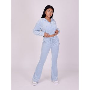 Fluwelen damescapuchon met dubbel logo Project X Paris