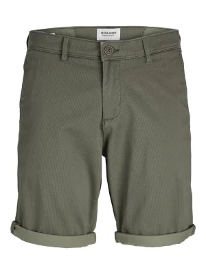 Jack – Jones Jpstbowie Jjshort Sa Printed 12230336 Korte Broeken Olive Night