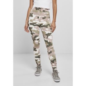 Dames legging met hoge taille Urban Classics Camo tech