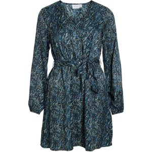 Vila Viphinea lisa v-neck ls short dres dessin