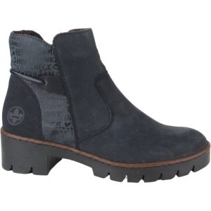 Rieker X5755-14 dames enkellaarzen sportief