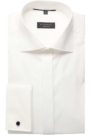 ETERNA Comfort Fit Gala shirt beige, Effen