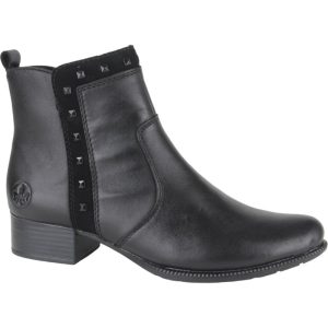 Rieker 78657-00 dames enkellaarzen gekleed