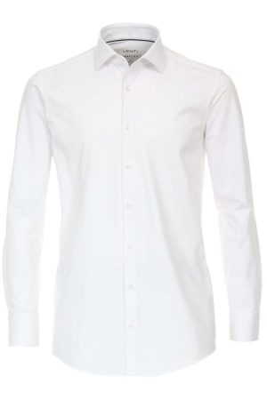 Venti Jerseyflex Modern Fit Jersey shirt wit, Effen
