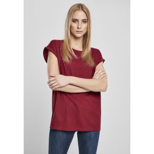 Dames-T-shirt Urban Classics organic extended shoulder