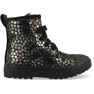 Shoesme Biker-boots sw23w001-i zwart / zilver