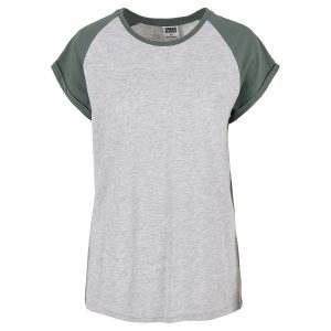 Dames-T-shirt Urban Classics contrast raglan