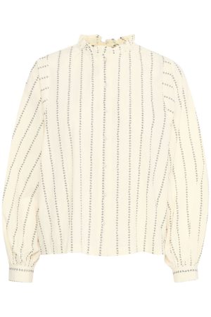 Ichi Blouse Qsima Beige dames