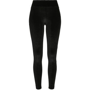 Dames legging met hoge taille Urban Classics velvet