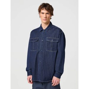 Wrangler Casey jones utility shirt indigo