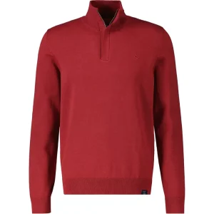 Lerros Heren trui 23n54331 360 ruby red