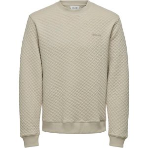 Only & Sons Onsadler reg quilt crew neck sweat kit