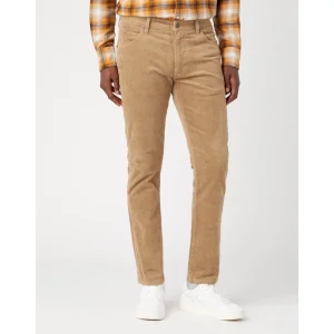 Wrangler Larston heren slim-fit broek lead grey