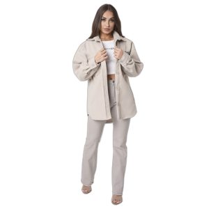 Dik effen damesoverhemd Project X Paris