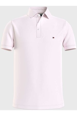 Tommy Hilfiger Slim Fit Polo shirt Korte mouw roze